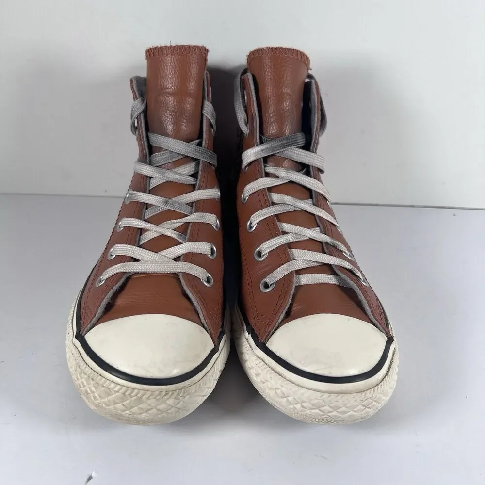 Converse Chuck Taylor All Star Wool Lined Leather Embroidered Shoes Youth Size 3 - Picture 2 of 11